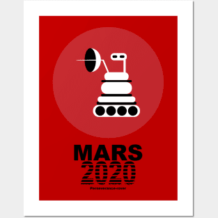 NASA mars 2020 Perseverance Rover Posters and Art